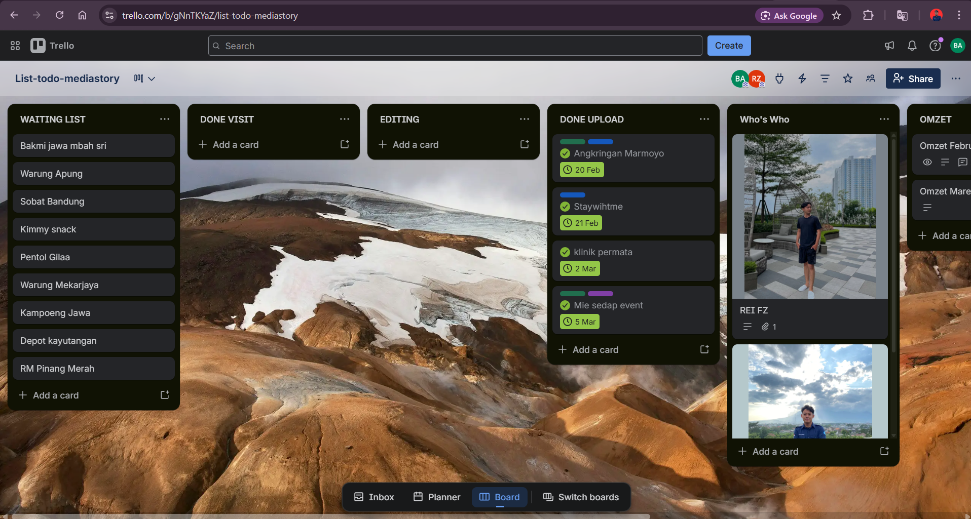 Dashboard analitik bisnis di monitor
